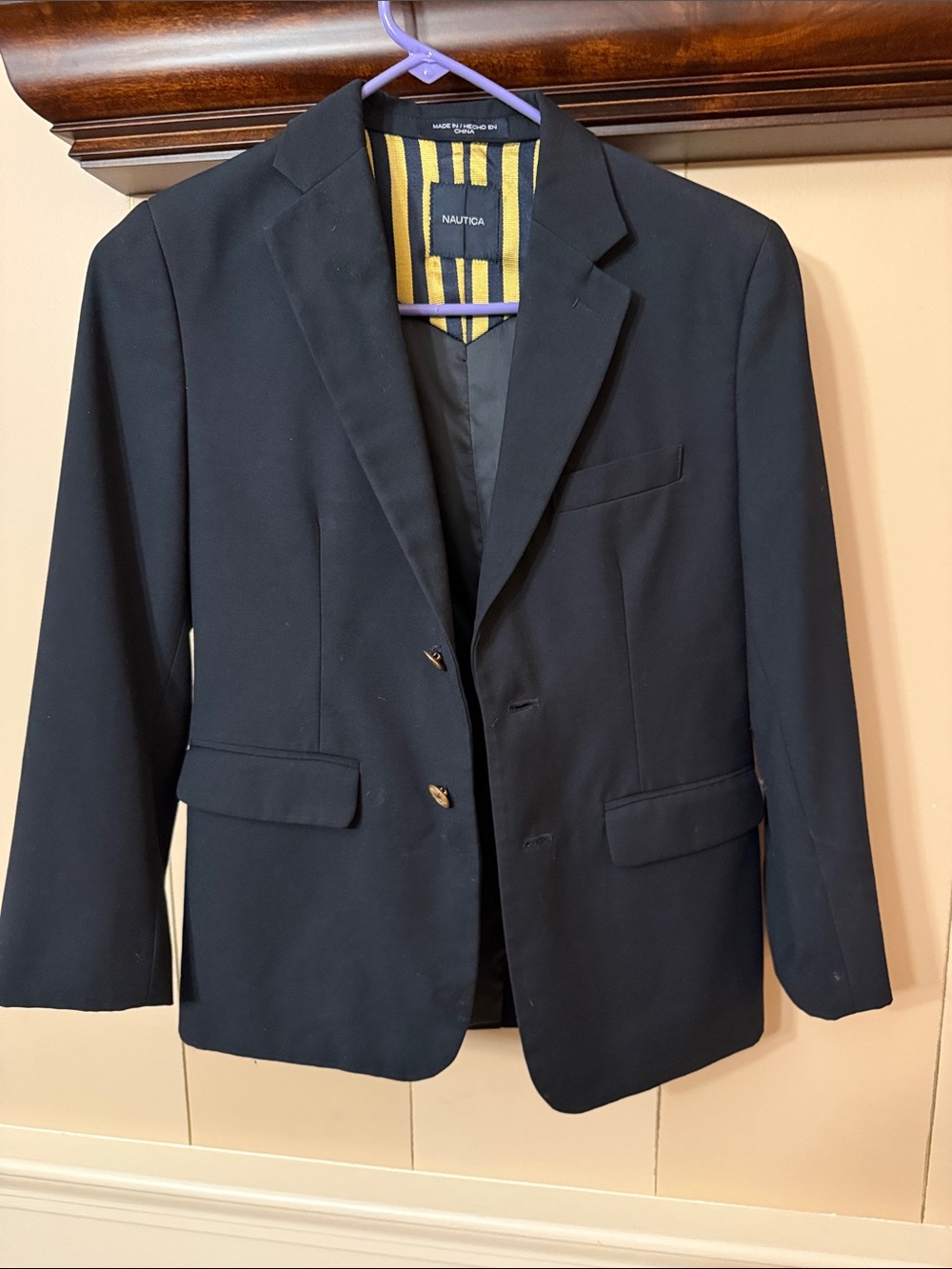 Nautica Boys Navy Sport Coat size 10-12
